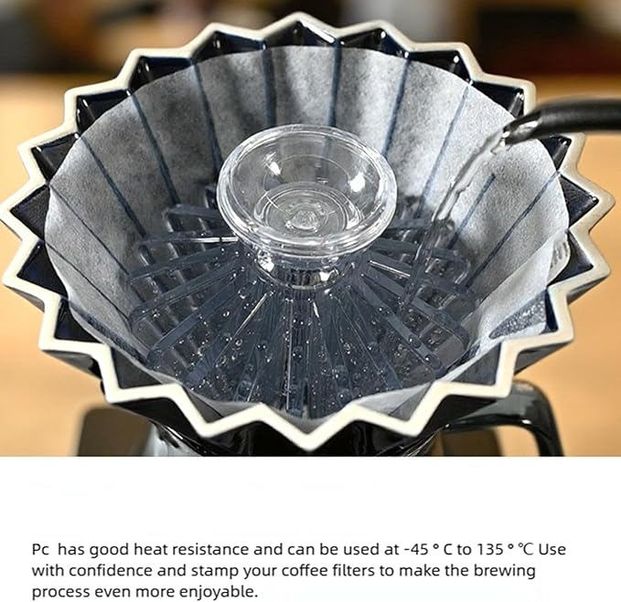 Practical Coffee Filter Paper Press Tool Perfect for Pourring Over Brewing Enhanced Extraction PC Texture Brewing Paper Fitting Accessory