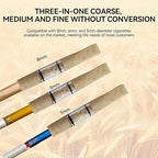 Cigarette Filters Wheat Straw 12pcs Cigarette Holder Reusable Clean Tar Tobacco Filter with Multi-Filtering for Standard Size Cigarettes Ø8mm,Slim Cigarettes Ø6mm and Ø5mm