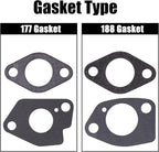 Upgrade Carburetor Air Filter Adapter Pipe Jet Stage 2 Kit for Predator 301cc 420cc 13hp 15hp GX340 GX390 389cc Mini Bike Parts(Red)