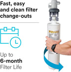 Filtrete Advanced Under Sink Quick Change Water Filtration Filter 3US-PF01, for use with 3US-PS01 System
