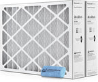 16x25x4 Air Filter Replacement MERV 11, FC100A1029 Pleated HVAC AC Furnace Filters with Wholesalehome Cleaning Cloth, 2-Pack (Actual Size: 15.94 x 24.86 x 4.38 Inches)