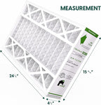 EconoHome 16x25x4 AC Furnace Pleated Air Filter MERV 11 Replacement – Allergen Defense, 2 Pack, Fits Lennox (X6670), Honeywell (FC100A1029) filters. (Actual size: 15.94 x 24.86 x 4.36 Inches)