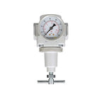 PneumaticPlus SAR400T-N04BG Compressed Air Regulator 1/2" NPT, T-Handle, Gauge & Bracket