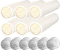 Membrane Solutions S2 Water Filter Straw Replacement Filter Elements, 0.1 Micron 4-Stage Water Purifier Survival Gear, Removable Portable Water Purification Straw(6 Pack)