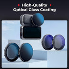 SmallRig Nano Filter Kit Only for DJI Osmo Nano, Includes CPL Polarizing Filter, ND16, ND32, and ND64 Filters