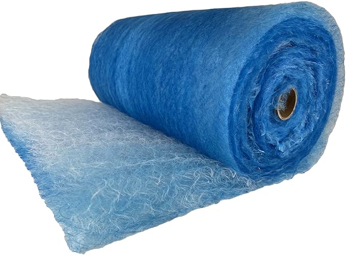 wioboy Paint Booth Exhaust Filter Roll, (40.5" x 100ft) 18 Gram Heavy Duty Fiberglass Paint Arrestor for Spray Booth