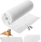 MERV 13 Air Filter Material -23 Ft² Cut to Fit Air Filter Media for Home HVAC, Furnace, AC & Purifier -Filters Dust and Pet Dander as Small as 0.3 Microns-Easy DIY with Hook Tape