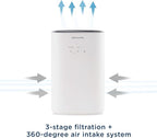 Bionaire Genuine 3 in 1 True HEPA Air Filter for BAP9921 Air Purifier,White