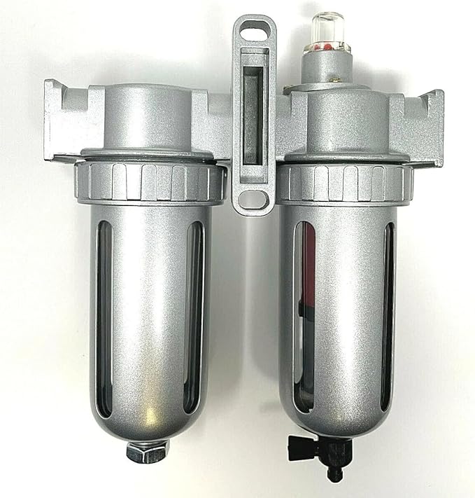 PA208504AV Paint Booth Filter Desiccant Dryer - For Pneumatic Tools & Compressed Air Systems - Air Cleaner Dryer Combo Replace FLM864N - 1/2'' Female Pipe In Out Removes Oil And Dries Compressed Air