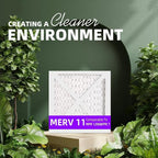 10x20x1 MERV 11 (6-Pack) Pleated Air Filter (Actual Size: 9.75"x19.75"x0.75") MPR 1200 & FPR 7, Furnace Air Filters,10x20x1 air filter