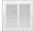 Fancat Return Air Filter Grille for 12x12 Ducts, Steel Air Vent Cover with Removable Door for 1" Filters | Fits Sidewall & Ceiling | Outer Size: 14 5/8" W x 14 5/8" H