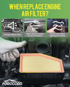 Cabin & Engine Air Filter Fit for Silverado 2500HD/3500HD (2020-2026), GMC Sierra 2500HD/3500HD (2020-2026) 6.6L Diesel Engine Only Activated Carbon Cabin Filter Replacement CF11966 84554703