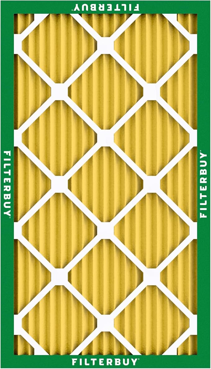 Filterbuy 10x24x1 Air Filter MERV 11 Superior Pet & Allergy Defense (5-Pack), Electrostatic Pleated HVAC AC Furnace Filters Replacement, Made in USA (Actual Size: 9.50 x 23.50 x 0.75)