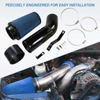 Oiled Cold Air Intake 7.3 Diesel Kit Air Intake Pipe With Oiled Filter Replacement For Ford F250 F350 F450 Super Duty 7.3L Power stroke Diesel 1999.5-2003 (1999.5-2003 F250 F350 F450 7.3L Diesel)