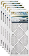 Cabana Filters 6-Pack 12x20x1 MERV 8 AC Furnace Air Filter for Home and Office - Indoor HVAC System Filtration Replacement, Captures Unwanted Particles