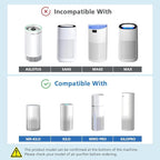 True HEPA KILO Filter For Afloia KILO, KILOPLUS, KILOPRO, MIRO, MIRO PRO and for MORENTO MR-Kilo, Kalo Air Purifier, 360° 3-Stage Filtration for Home Bedroom Large Room Odor Dust Pollen Smoke, 2 Pack
