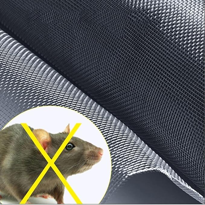 Stainless Steel Woven Wire Mesh Window Screen Mesh, Stainless Steel Woven Wire Mesh, 16 Mesh Rodent Proof Insect Screen, for DIY, Vent, Filter, Window & Garden