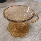 Cone Shape Coffee Filter Cup with Comfortable Grip Portable Dripper Household Hand Brewed Maker Coffee Filter