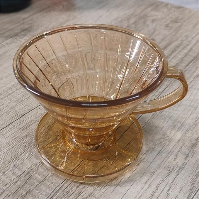 Cone Shape Coffee Filter Cup with Comfortable Grip Portable Dripper Household Hand Brewed Maker Coffee Filter