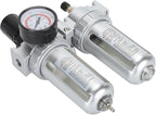 Compressed Air Line Filter, Oil Trap Separator Efficient 1/4inch Interface Aluminum Alloy Filter for Teaching Laboratory