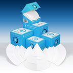 Qualitative Filter Paper 15 cm Quadrant Folded Filter Paper, Qualitative Grade 1 - ZENPORE Medium Flow 150 mm (50 Discs)