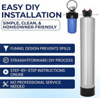 IPW Industries Inc. - Activated Carbon Coconut Shell for Pelican PC600-R and Whole House Water Filter, Granular Carbon Media with Funnel, 15 lbs