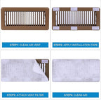 Air Vent Filter Kit, Electrostatic Vent Filter, Dust Control Vent Filter, Suitable for Air Ports, Range Hoods, Greenhouses, Etc