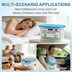 Air Purification Dust Removal Mic Box,Multi-Functional Air MacBox,Automatic Dust Collection Purifies,for car, Bedroom, New House, Office, Closet, Automatic Dust-Sucking (1 PCS)