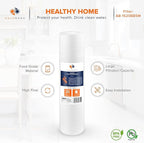 Aquaboon 5 Micron 20 x 4.5 Sediment, Iron & Manganese, CTO Whole House Water Filters Replacement Cartridges Set for 3-Stage Water Filter System 2 Pack