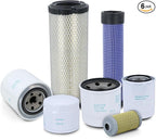 Maintenance Service Filter Kit Compatible with Kubota L3301 HST & L3901 HST with D1803 Engine Replaces# TC620-93230 HH164-32430 TC422-82620 1J800-43170 1G311-43380 HHK70-14070