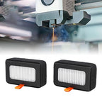 WALFRONT 2PCS Activated Carbon Filter 3D Printer Filter for Lab X1 P1 Series 3D Printer Air 13 Activated Carbon OEM Replacement Dual Filtration