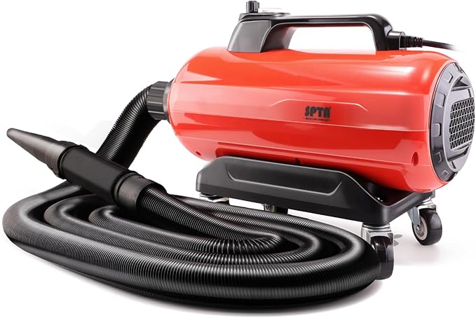 SPTA Car Dryer Air Blower, Car Dryer, Handheld High Powered Filtered Car Wash Dryer Blower,Dry Before Car Cleaning,Car Detailing,Car Wax,or Ceramic Coating (1200WCar Dryer Air Blower)