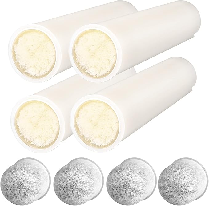 Membrane Solutions S2 Water Filter Straw Replacement Filter Elements, 0.1 Micron 4-Stage Water Purifier Survival Gear, Removable Portable Water Purification Straw(4 Pack)