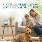 Indoor Air Purification Dust Removal Magic Box, Multi Functional Air Magic Box, Automatic Dust-Sucking, Plant-Based, No Electricity & Noise, Ues For Any Room,Day And Night (1 PCS)