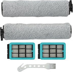 Replacement Vacuum Brush Roller Filter Set Compatible with for Bissell for CrossWave 3831 HF2 3845 3847 3848 Floor Scrubber Multi-Surface Wet Dry Vacuum Cleaner Parts Accessories with Cleaning Tool
