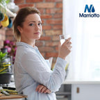MARRIOTTO Smart Water Filters for Refrigerators NSF 42 Certified Cartridges Compatible with MWF, MWFA, MWFP, GWF, GWFA, 46-9991, HDX FMG-1, WFC1201, 4 Pack