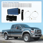 Cold Air Intake Kit 6.4 Diesel Filter System Air Intake Pipe with Oiled Filter Replacement for 2008-2010 Ford F-250 F-350 F-450 Super Duty Power stroke Diesel Engine 6.4L