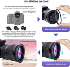 82mm Lens to 72mm Camera Lens Adapter,82mm to 72mm Filter Step-Down Ring Adapter Ring,Compatible All 72mm Filter Accessory