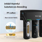 Waterdrop TSA 8 Layer Under Sink Water Filter System, Under Sink Water Filtration System, Reduces PFAS, PFOA/PFOS, Fluoride, Chlorine, Bad Taste & Odor, NSF/ANSI 42 Certified Element, USA Tech