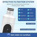 ADQ747935 Replacement for LG Water Filter LT1000P, Compatible with LG Thinq Refrigerator LT1000P/PC/PCS LMXS28626S, LRFLC2706S, AGF80300704, LFXS26973S, LFXC22526S, LHFS28XBS, 3 Packs