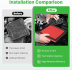 Engine+Cabin Air Filters Set Fit for Subaru Forester 2.5L 2024 2023 2022 2021 2020 2019 Engine Air Filter Replacement Cabin Filter Automotive Accessories# 72880-FL000 16546AA16A