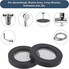 20 Pack Shower Head Filter Gasket 3/4" Shower Head Washer Gasket with Wire Mesh Middle Seal O Ring Hose Net for 1/2" Handheld Hose Connector Prevent Leakage Filter Gaskets