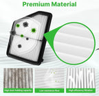 2PCS Engine Air Filter Fit for Honda Civic 2016-2025 2026 L4 2.0L, HR-V HRV 2023-2025 2026 L4 2.0L Air Filter for My Car Replacement Engine Filter Accessories# CA12051 17220-5BA-A00