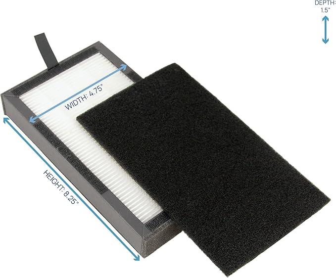 Filter Bros HEPA Filter E Replacement Fits GermGuardian FLT4100 AC4100 AC4175