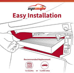 EPAuto CP182 (CF11182) Cabin Air Filter Replacement for Honda Accord, Civic, CR-V, Fit, HR-V, Insight, Odyssey, Pilot, CR-Z, Clarity, Acura Integra, MDX, RDX, TLX - Fits Select Models 2009-2025
