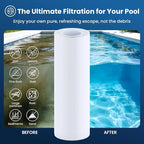 CC150 Pool Filter Cartridge Compatible with Pleatco PAP150, CCRP150, R173216, Unicel C-9415, 59054300, Filbur FC-0687, 160317, 160355, 160352, 150 sq.ft. 1 Pack