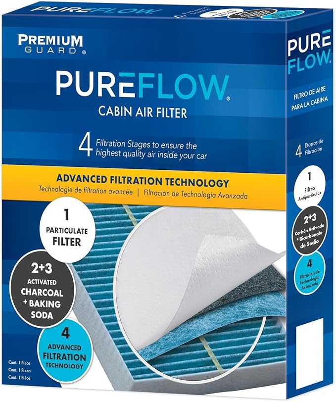 PureFlow Cabin Air Filter PC99542X | Fits 2020-2025 Ford Explorer, Escape, 2021-2025 Bronco Sport, 2022-2025 Maverick, 2020-2025 Police Interceptor