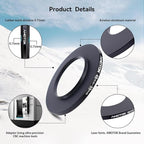 48mm Lens to 55mm Camera Lens Adapter,48mm-55mm Filter Step up Rings,Compatible All 55mm Filter Accessory.Made from CNC Machined