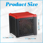 Hortsun 2 Pcs Pure Cube Water Trough Filter with 2 Packs of Filter Materials Aquarium Water Trough Purifier Cubic Purification Material Storage Box for Fish Tanks Horse Troughs Ponds Tanks