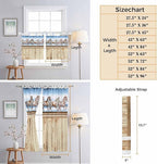 Western Horse Bathroom Curtains 63 Inch Length, Window Curtains Tab Top, Farmhouse Wooden Grain Vintage Cowboy Barn Door Light Filtering Window Treatments Drapes 52"x63" 2 Panel